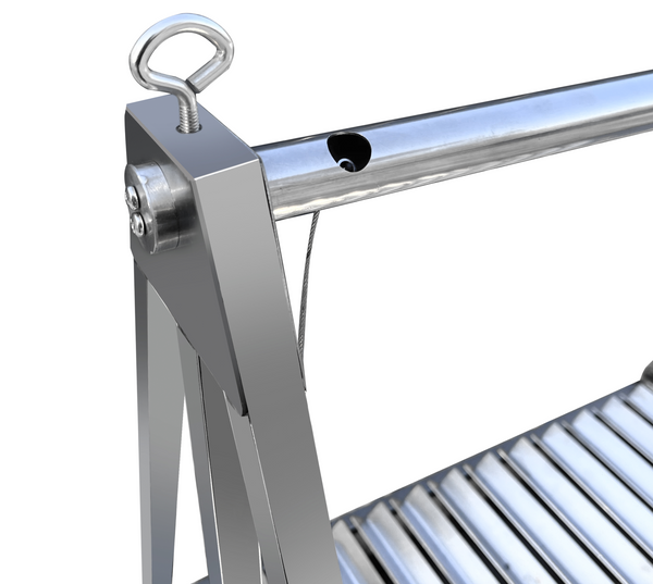 Octagrills Argentina grill stainless steel v shaped grate no flare up bbq open fire charcoal New York lockable height