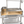 Front view of the OctaGrills Asador Pro charcoal parrilla grill with lower storage shelf on casters