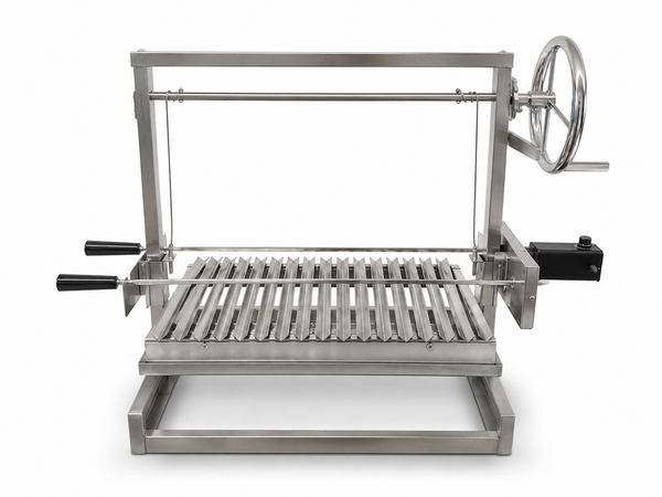 Built-In Argentine Parrilla with Double Rotisserie