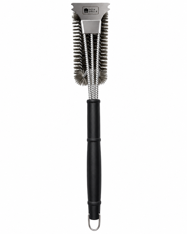Heavy-Duty BBQ Grill Brush & Scraper
