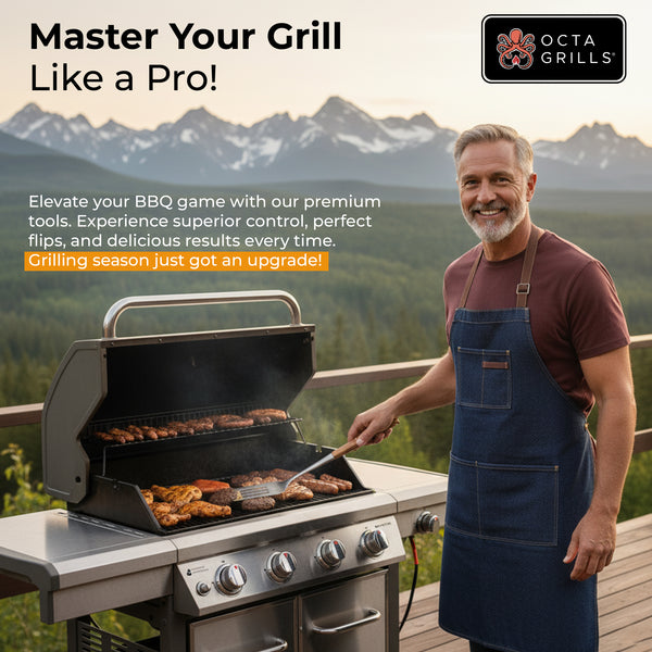 3-Piece Stainless Steel BBQ Utensil Set